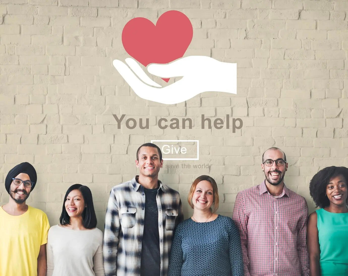 Вы можете помочь, сделав пожертвование: концепция благотворительной помощи.